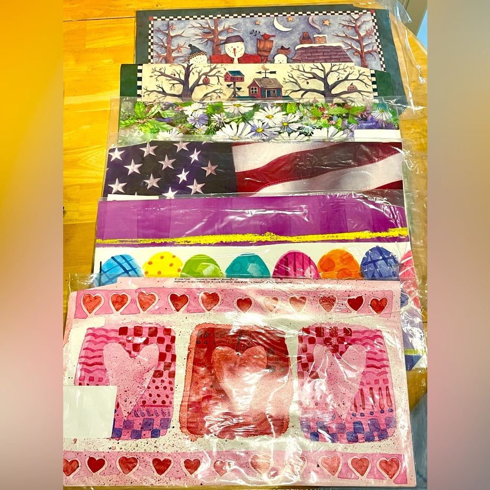 Mailbox Vinyl Magnetic Covers, All 7 Covers Included